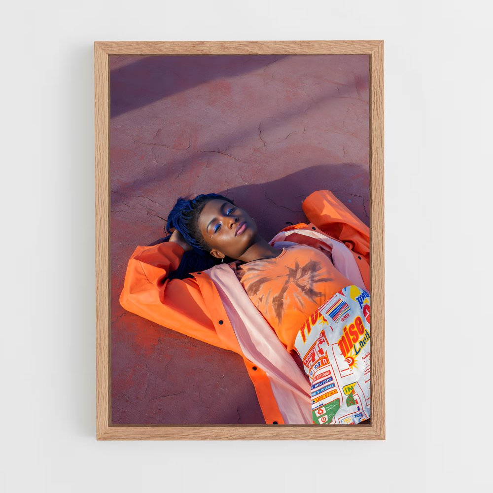 Poster Oumi janta repose – affiche Roller (vue 4)